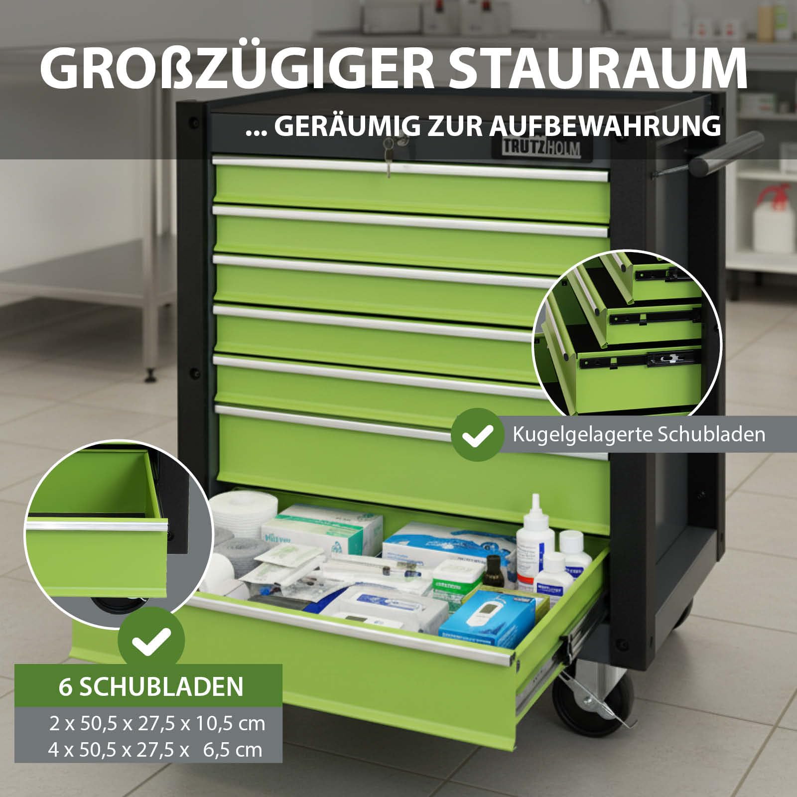 trutzholm-werkstattwagen-6-schubladen-werkzeugwagen-gr-n-abschlie-bar image 5
