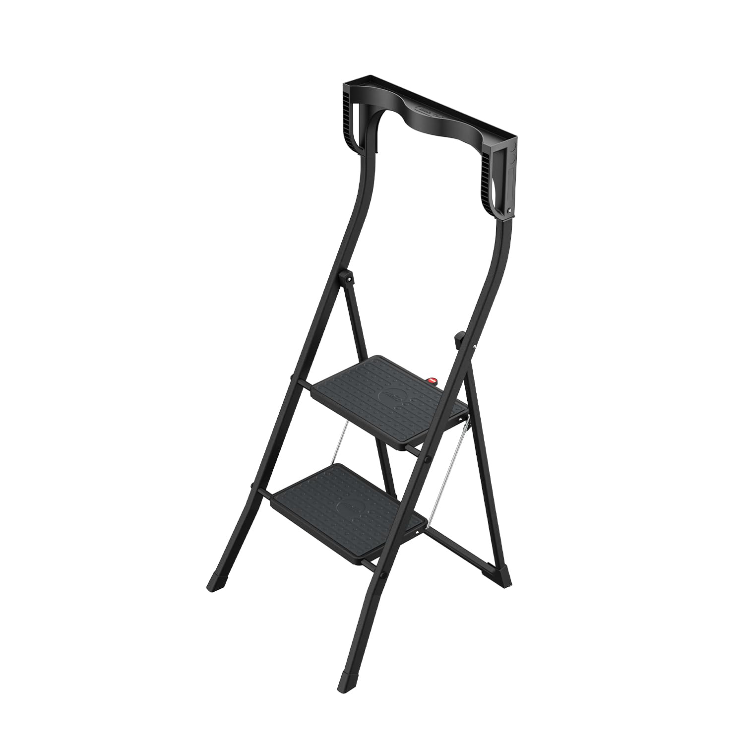 hailo-k77-comfortline-klapptritt-2-stufig-schwarz-150-kg image 1