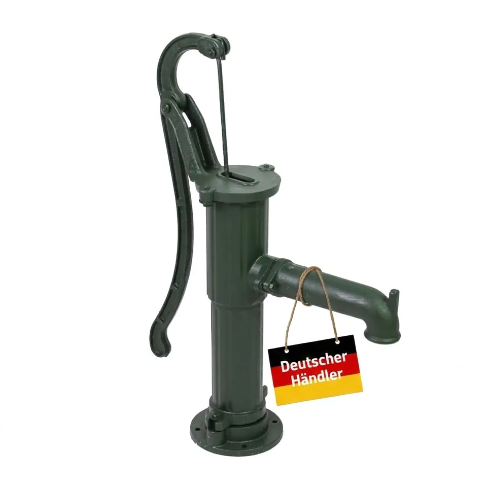 trutzholm-wasser-im-garten-schwengelpumpe-gusseisen-gr-n image 1
