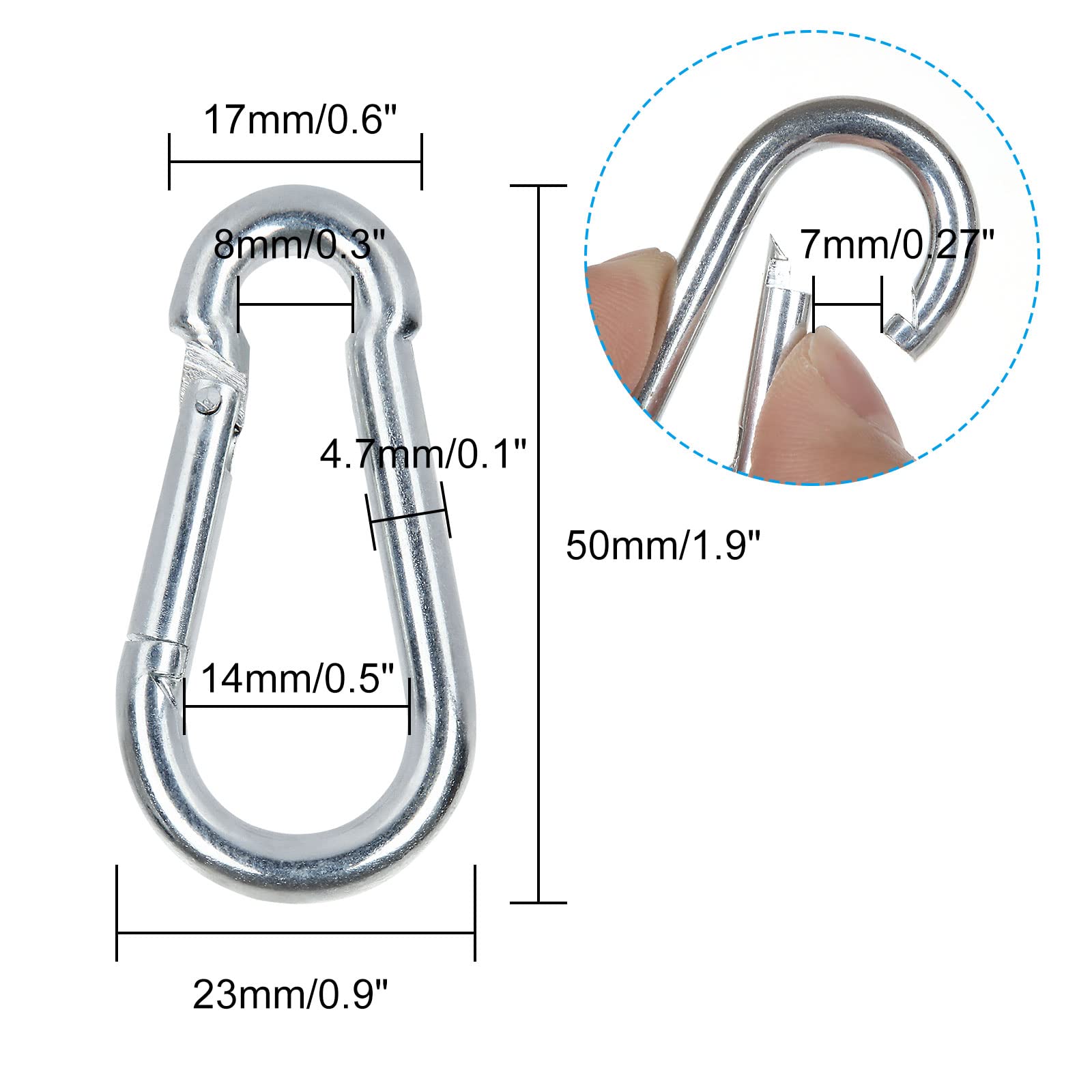 senenqu-karabinerhaken-m5-100kg-karabiner-60-st-ck-50mm image 3