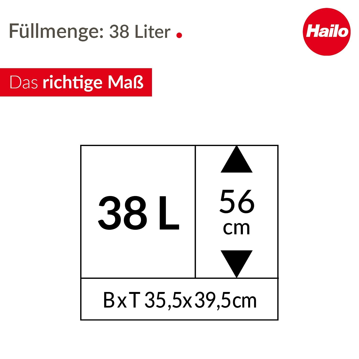 hailo-profiline-ko-xl-m-lleimer-erweiterungseinheit-38-l-grau image 6