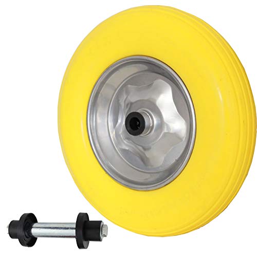 trutzholm-schubkarrenrad-4-80-4-00-8-pu-pannensicher-gelb image 8