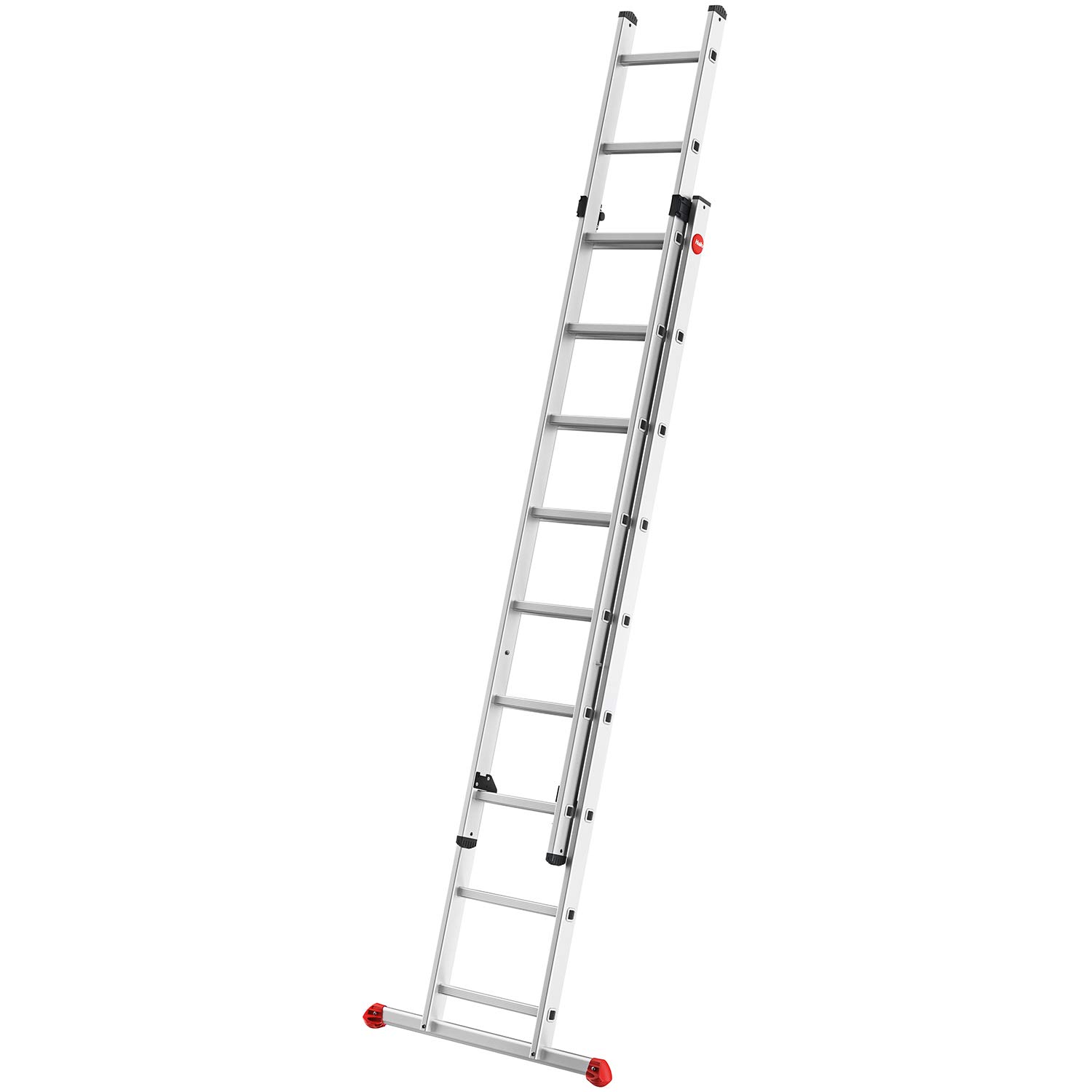 hailo-s80-profistep-duo-schiebeleiter-2x9-sprossen-alu-150-kg image 1
