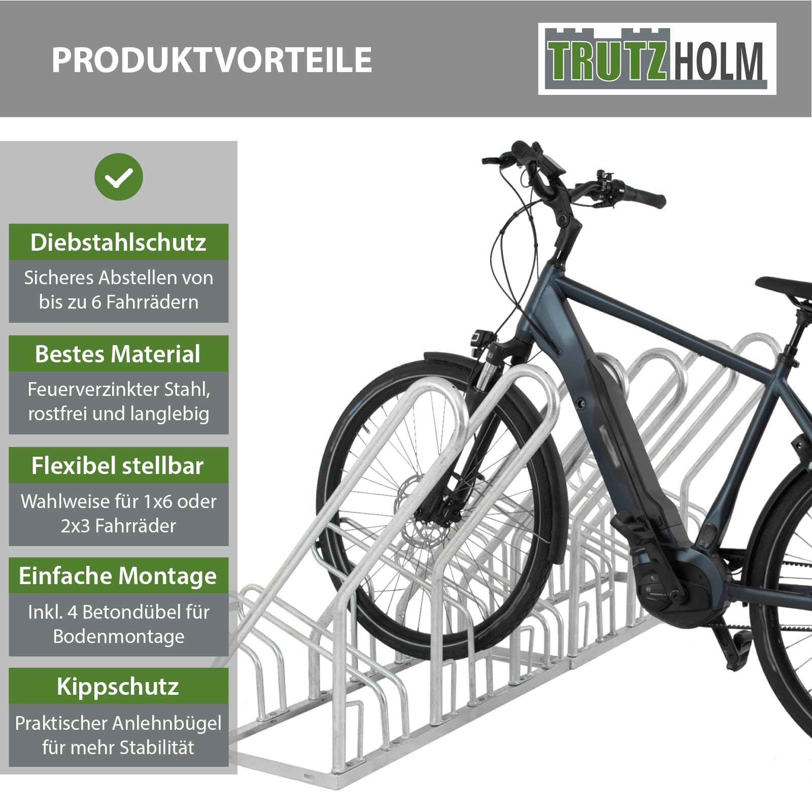 trutzholm-fahrradst-nder-6-fahrr-der-210cm-feuerverzinkt-anlehnb-gel image 7