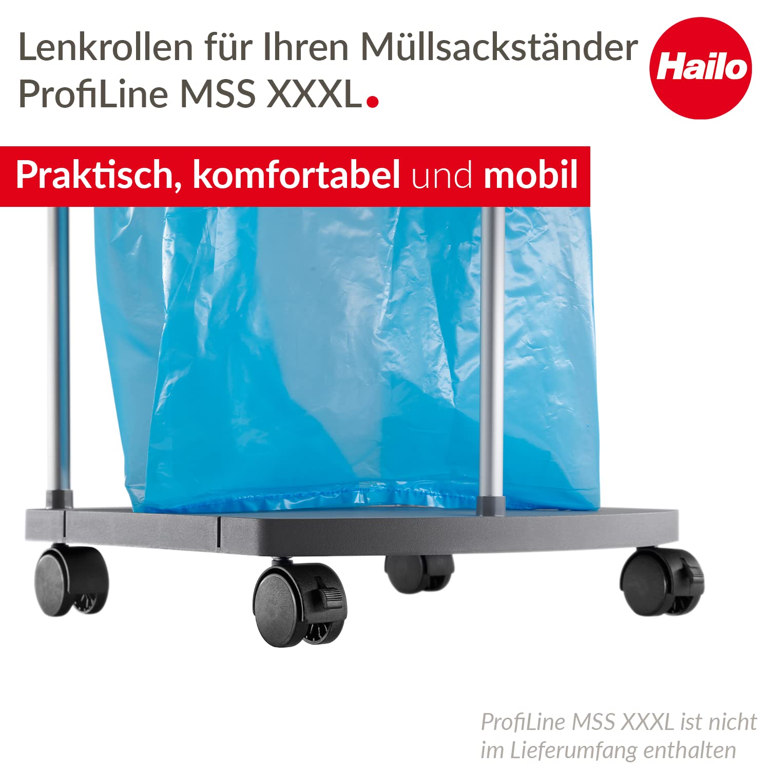 hailo-profiline-lenkrollen-set-4-tlg-f-r-mss-xxxl-schwarz image 2