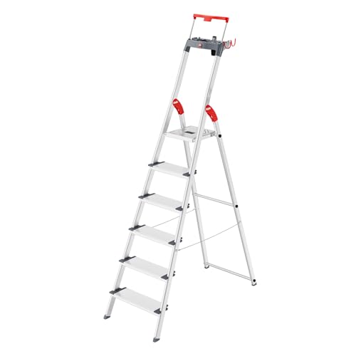 hailo-l84-comfortline-alu-stehleiter-6-xxl-stufen-silber image 8