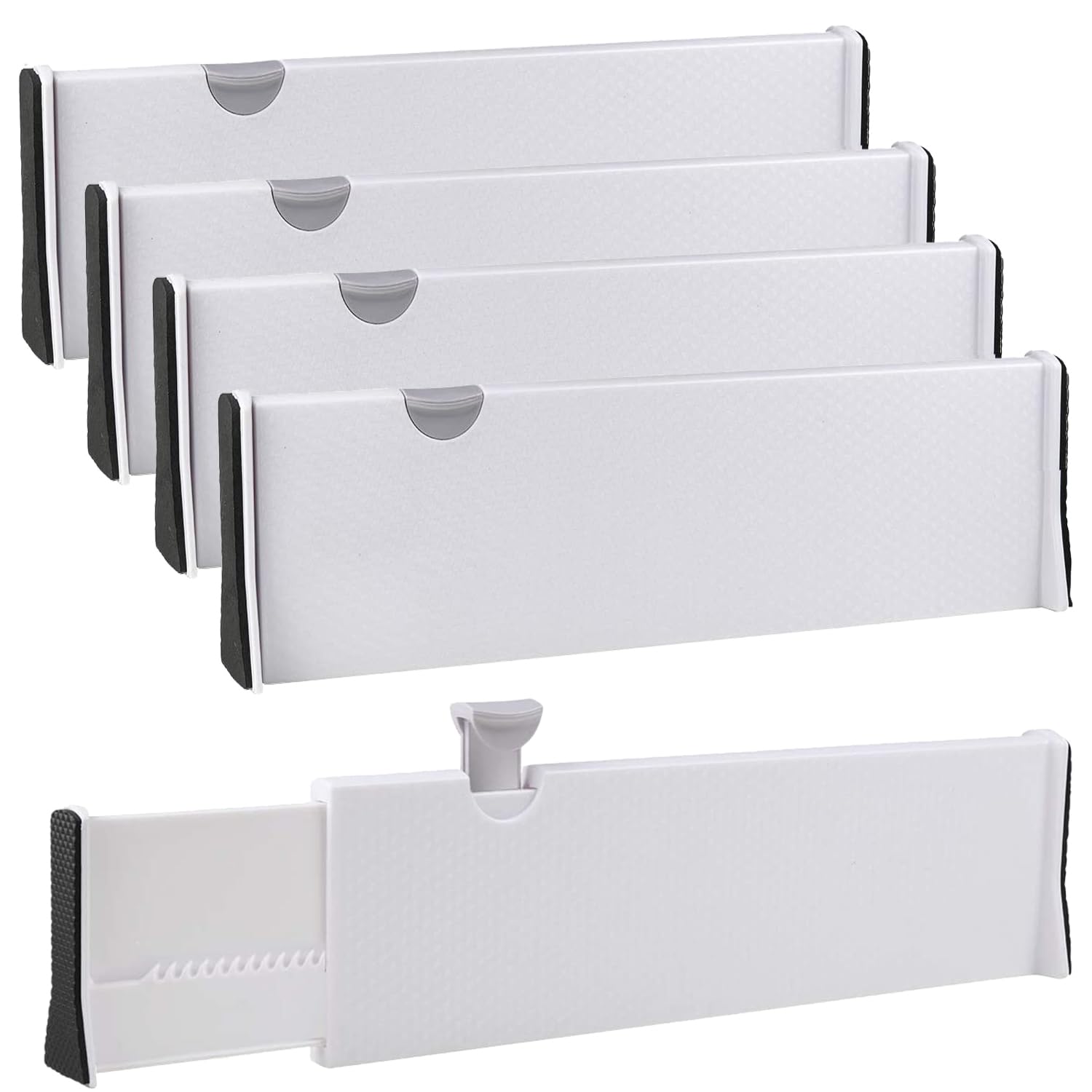 senenqu-schubladentrenner-verstellbar-33-55cm-4er-set-wei image 1