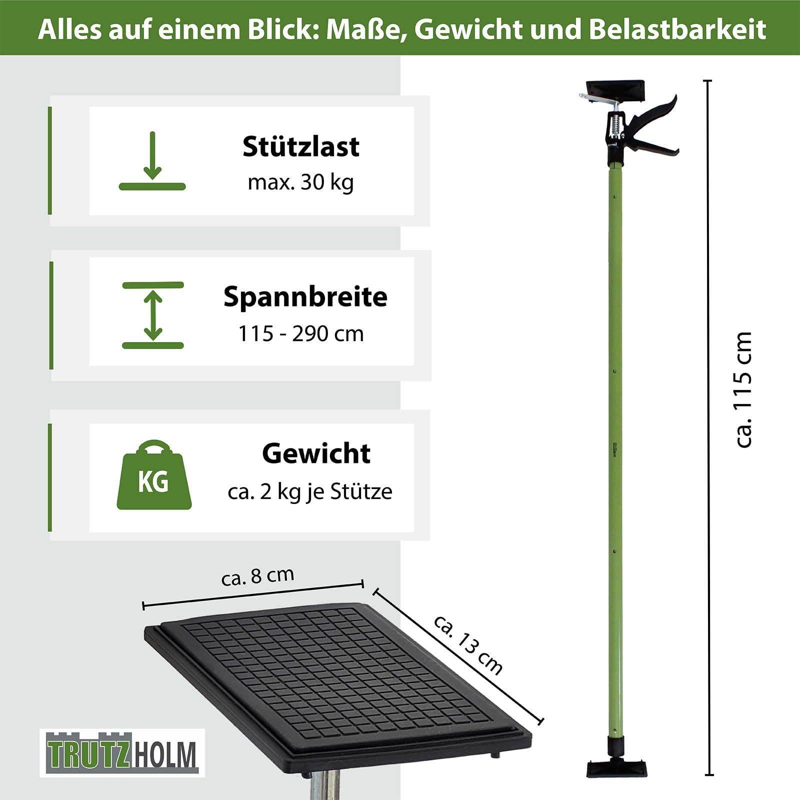 trutzholm-werkzeuge-einhandst-tze-115-290-cm-1er-st-ck image 2