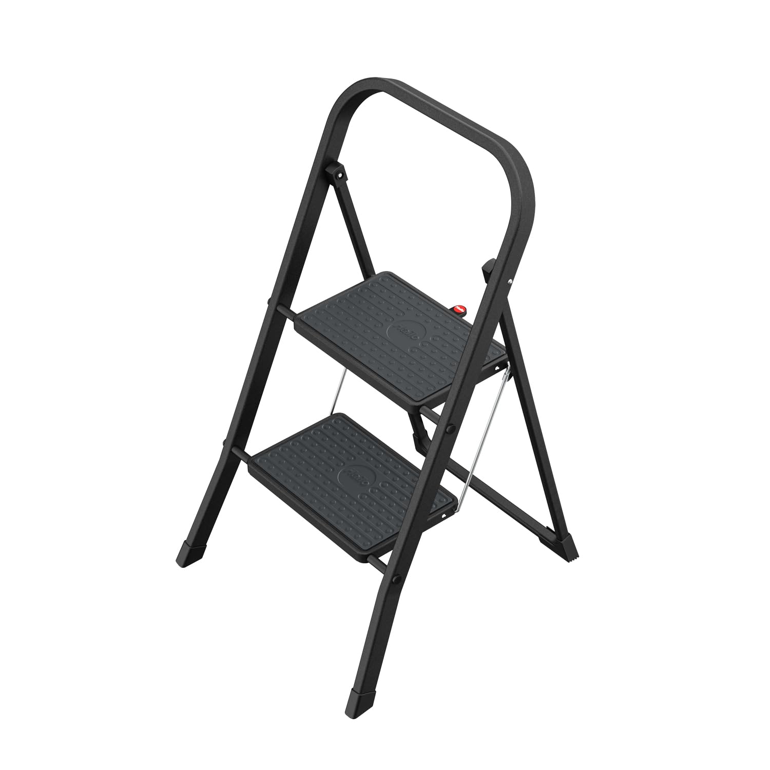 hailo-k44-standardline-klapptritt-2-stufig-schwarz-150-kg image 1