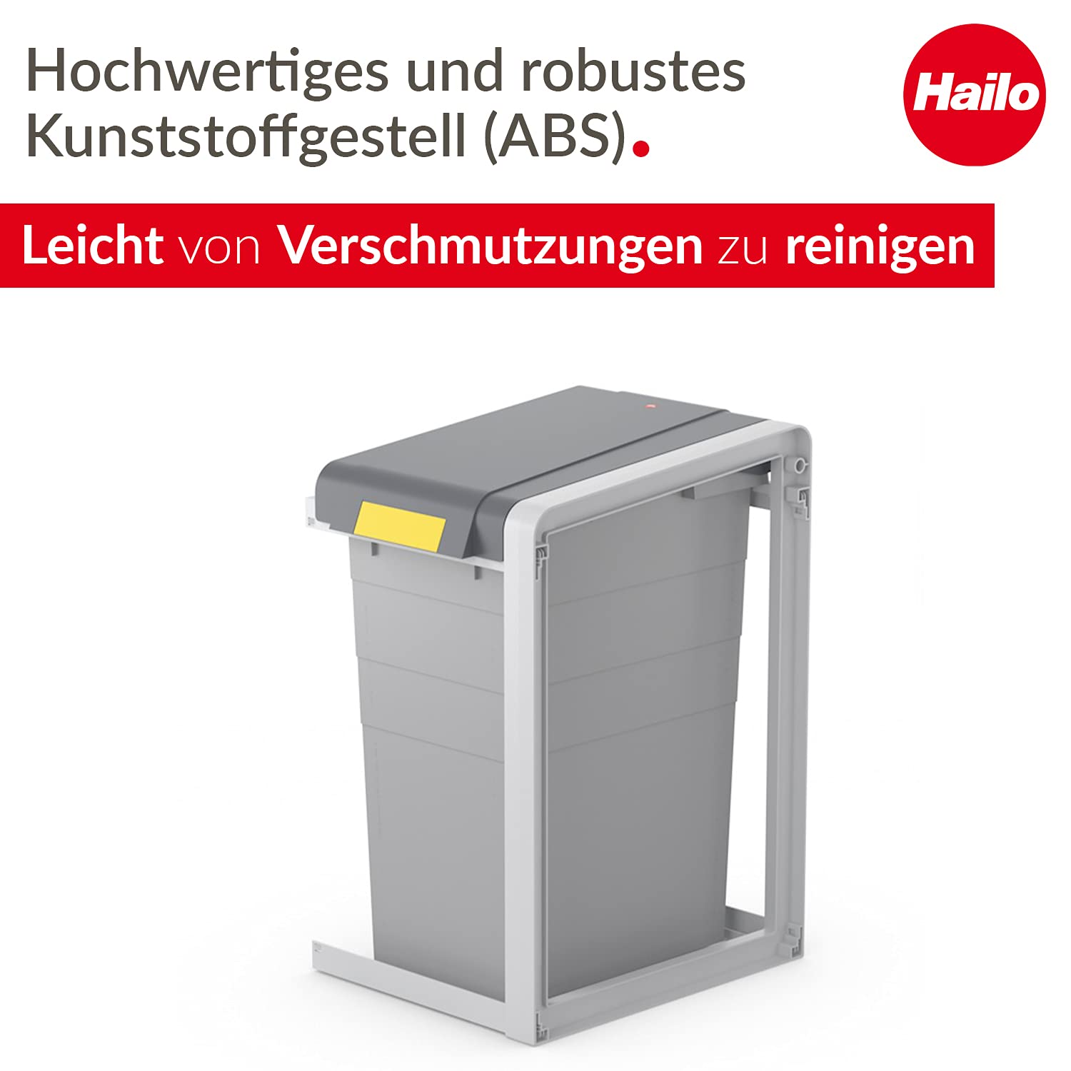 hailo-profiline-ko-xl-m-lleimer-erweiterungseinheit-38-l-grau image 4
