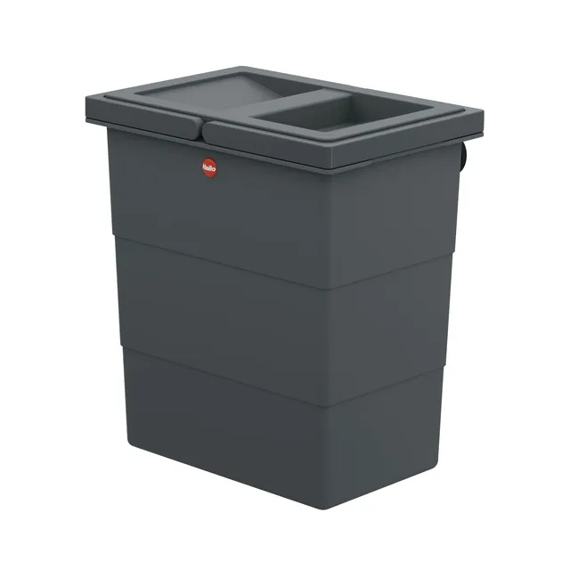 hailo-flexbox-s-m-lleimer-7-liter-mit-deckel-schwarz image 1
