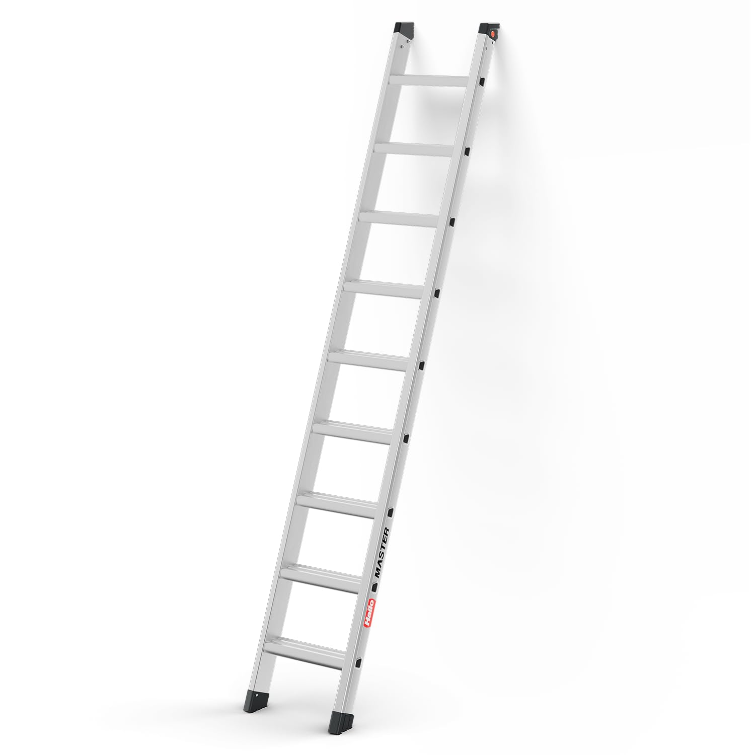 hailo-master-a60-anlegeleiter-9-stufen-alu-150kg image 1