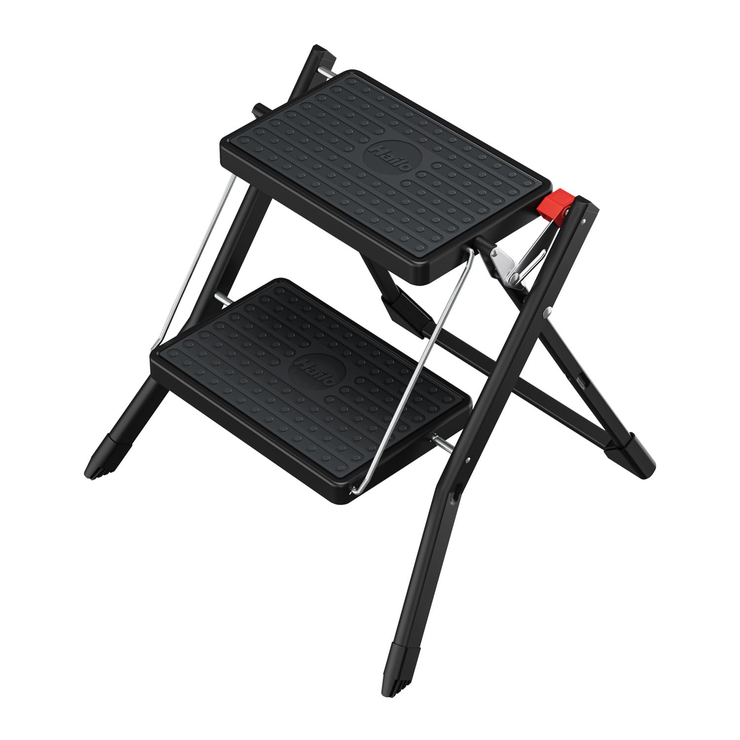 hailo-leitern-mk61-trittleiter-2-stufen-schwarz-150-kg image 1