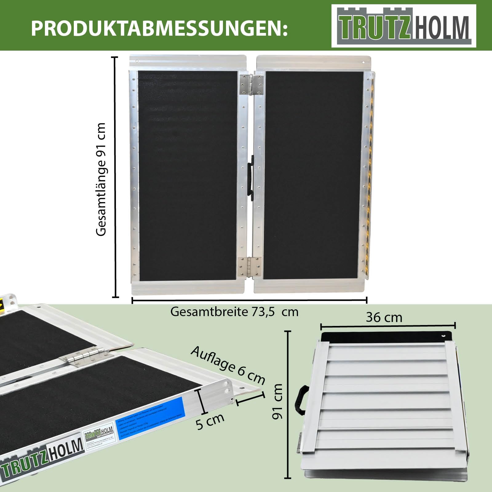 trutzholm-rollstuhlrampe-auffahrrampe-alu-91-cm-272-kg image 2