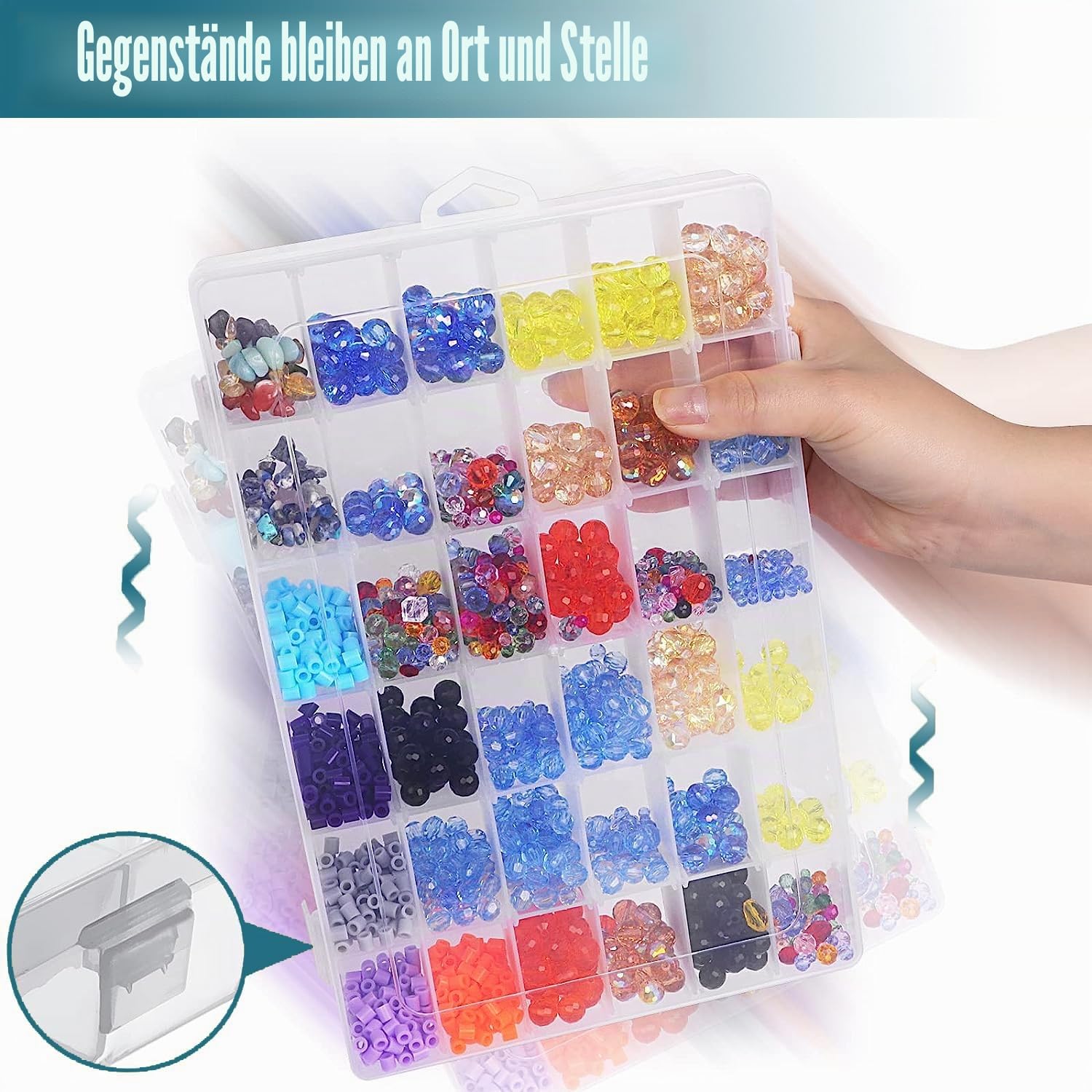 senenqu-sortierbox-kleinteilebox-36-f-cher-transparent-2-st-ck image 5