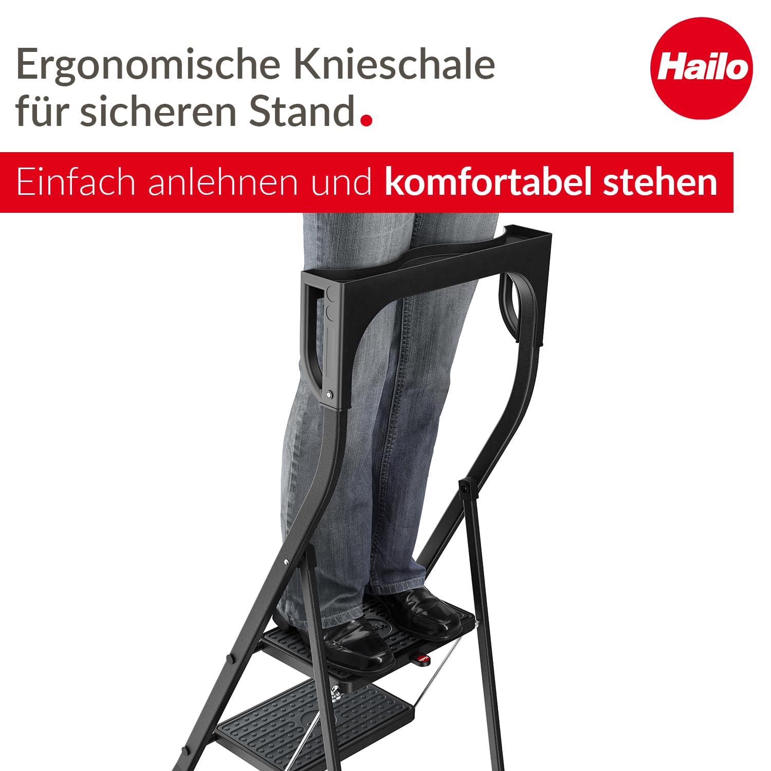 hailo-k77-comfortline-klapptritt-2-stufig-schwarz-150-kg image 4