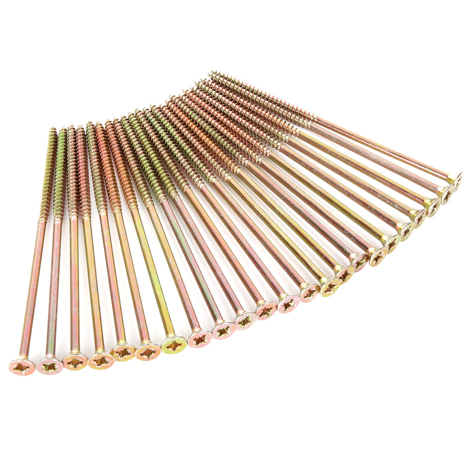senenqu-holzschrauben-6x160mm-verzinkt-100er-pack-senkkopf image 2