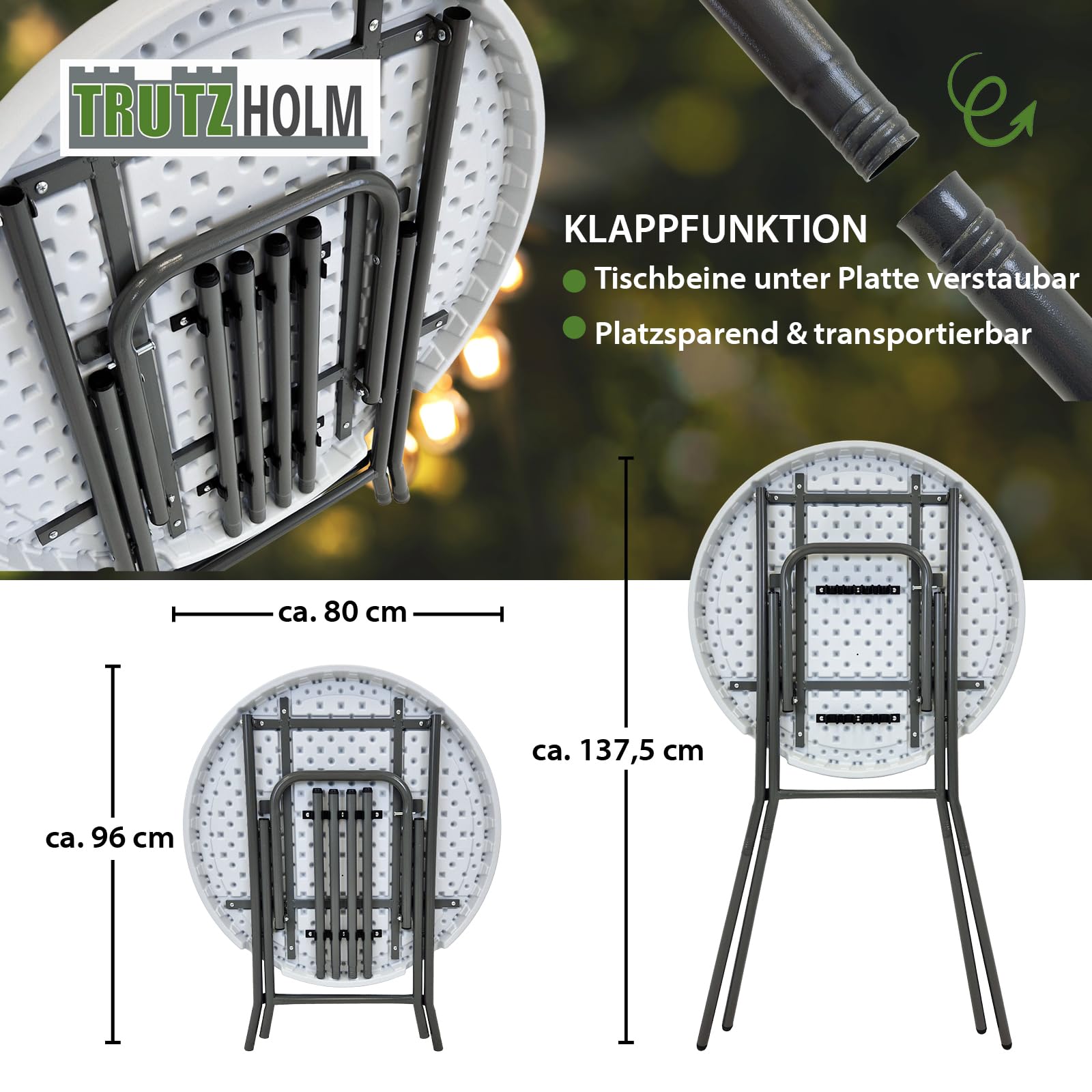 trutzholm-stehtisch-klappbar-80-cm-bistrotisch-wei-ohne-husse image 4