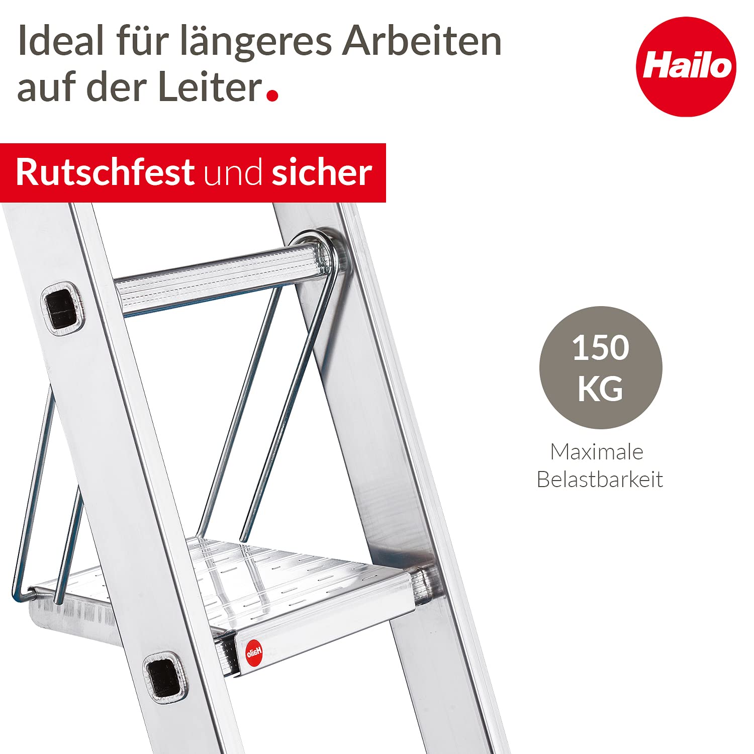 hailo-alu-einh-ngetritt-arbeitspodest-150-kg-silber image 2