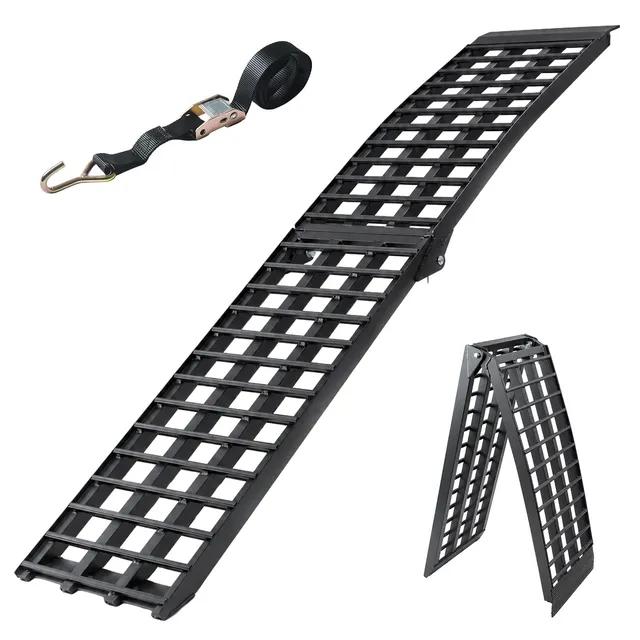 trutzholm-auffahrrampe-230-cm-alu-rampe-klappbar-680-kg-schwarz image 1