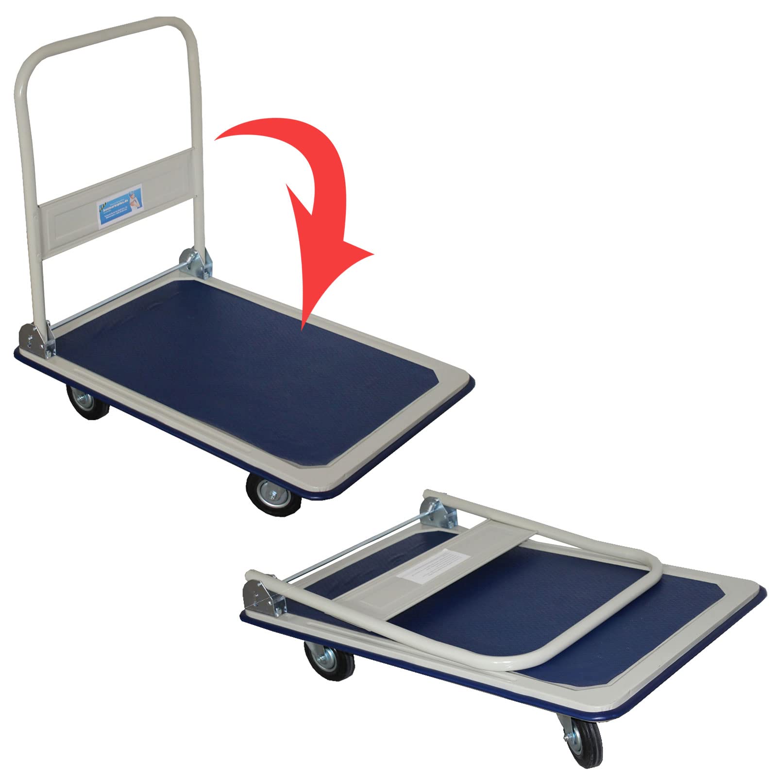 trutzholm-plattformwagen-transportwagen-300-kg-klappbar-90x60 image 2
