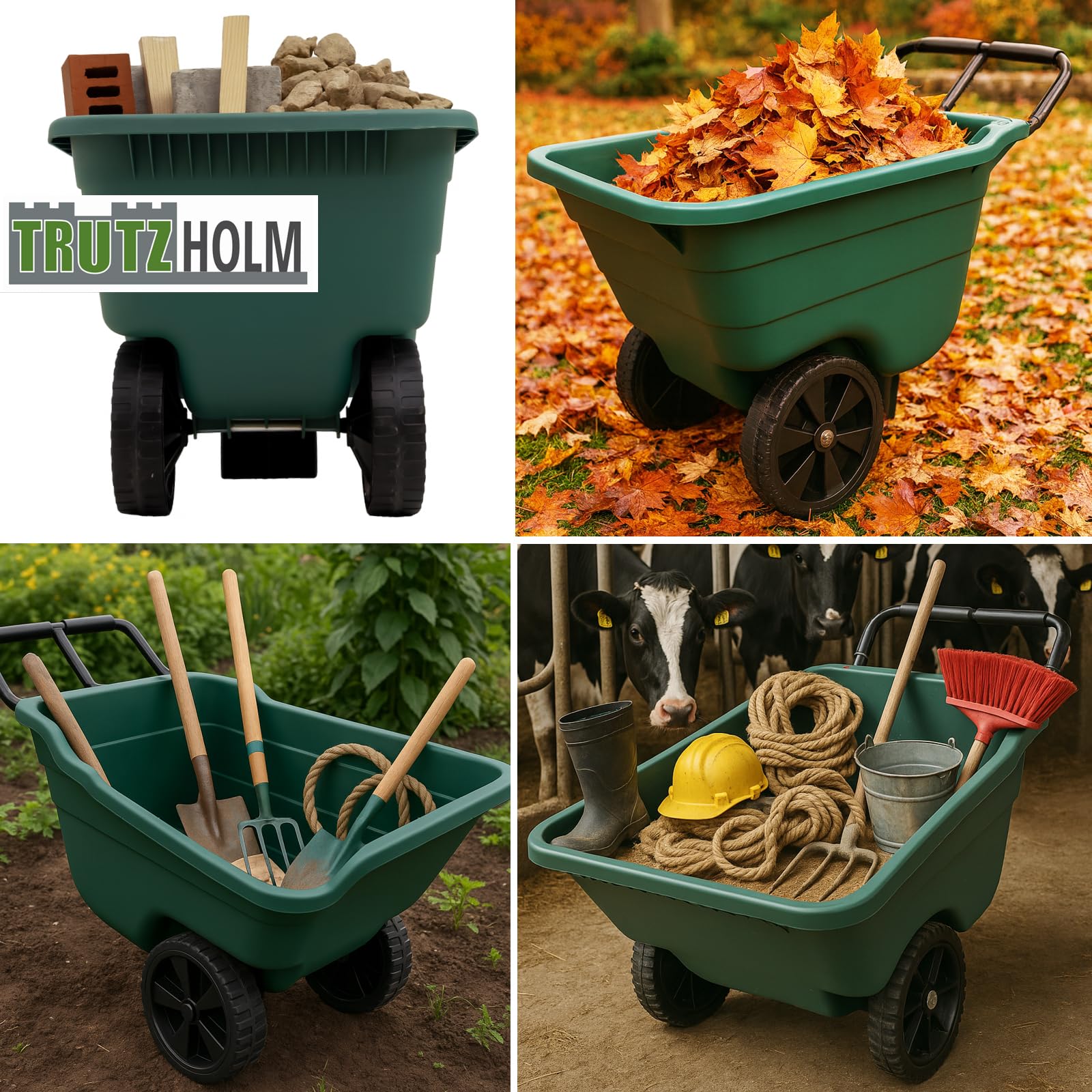 trutzholm-schubkarren-gartenwagen-250-kg-90-l-wanne-gr-n image 7