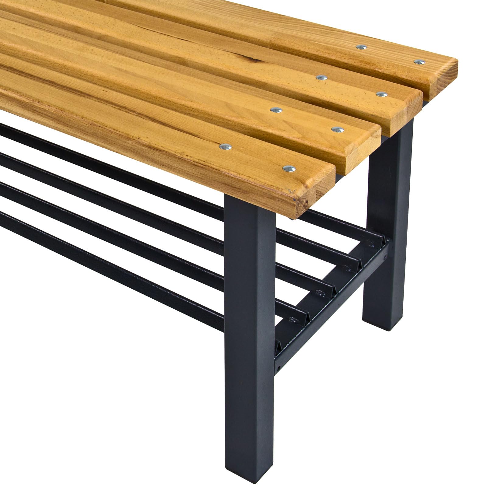 hemmdal-werkb-nke-umkleidesitzbank-200-cm-mit-schuhrost image 3