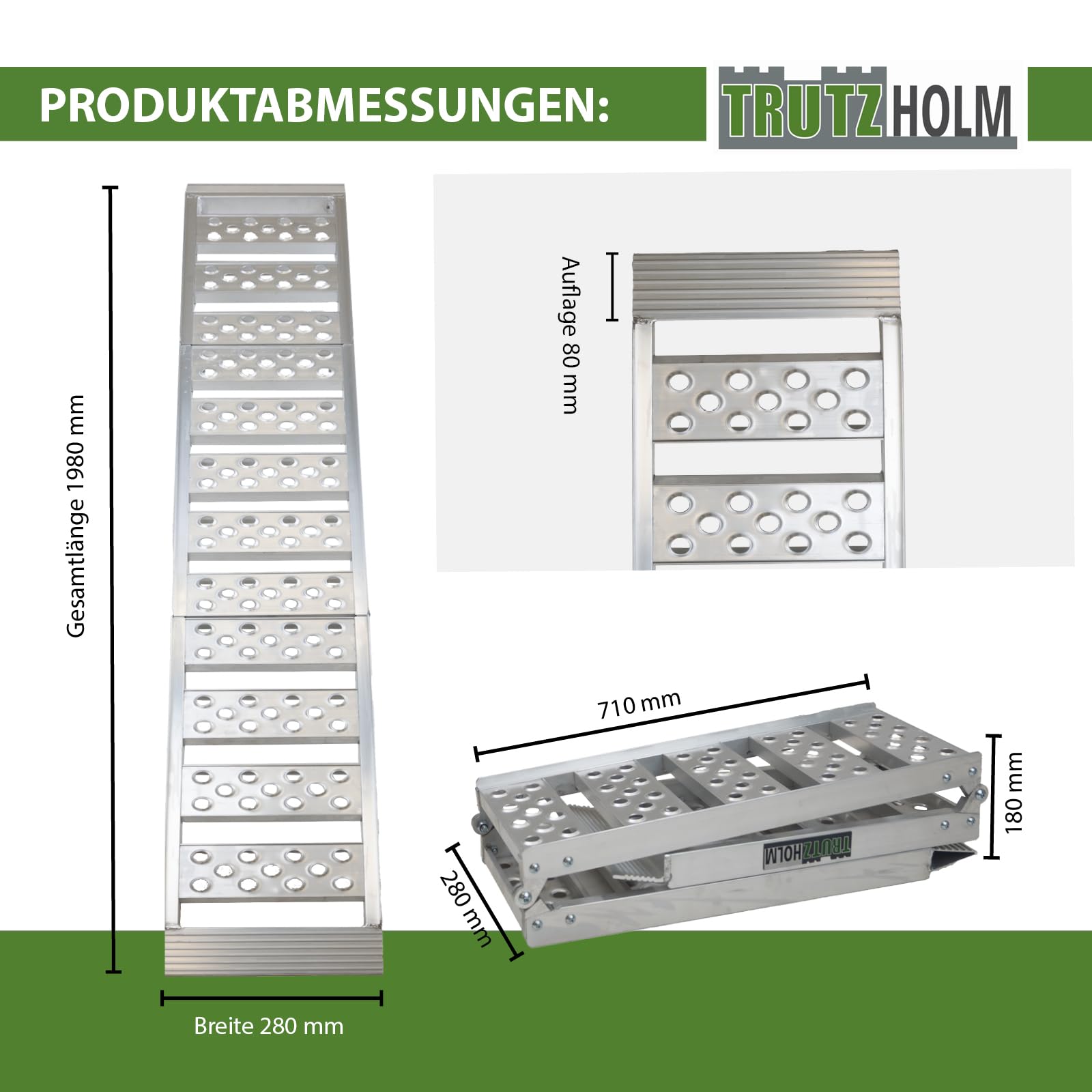 trutzholm-rampen-auffahrrampe-198cm-klappbar-rampe-2-st-ck-grau-680kg image 2