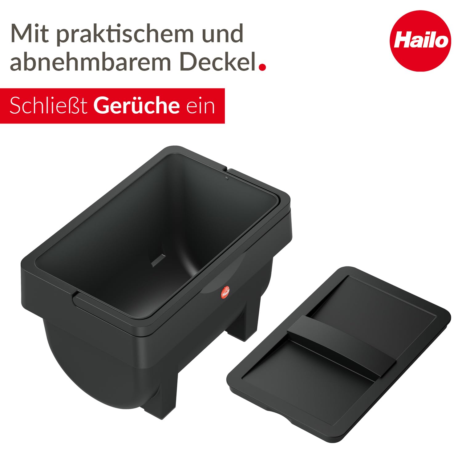hailo-ko-mini-s-biom-lleimer-4-liter-schwarz-mit-deckel image 3