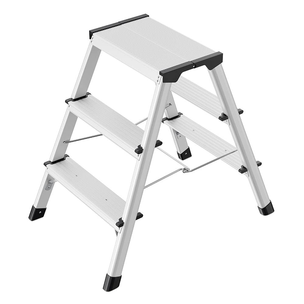 hailo-d60-standardline-trittleiter-2x2-stufen-silber-150-kg image 8