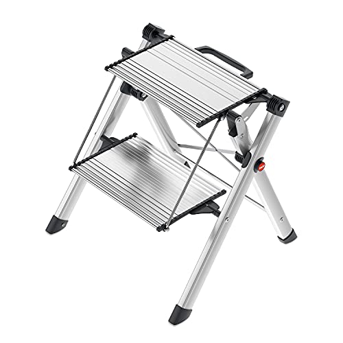 hailo-mk80-comfortline-klapptritt-2-stufen-silber-150-kg image 7