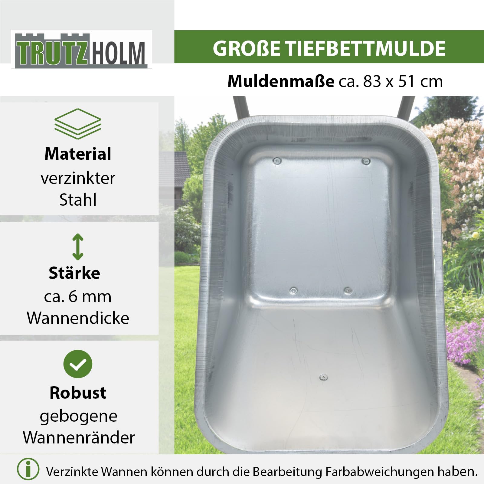 trutzholm-schubkarre-2-rad-110l-150kg-pu-r-der-verzinkt image 3