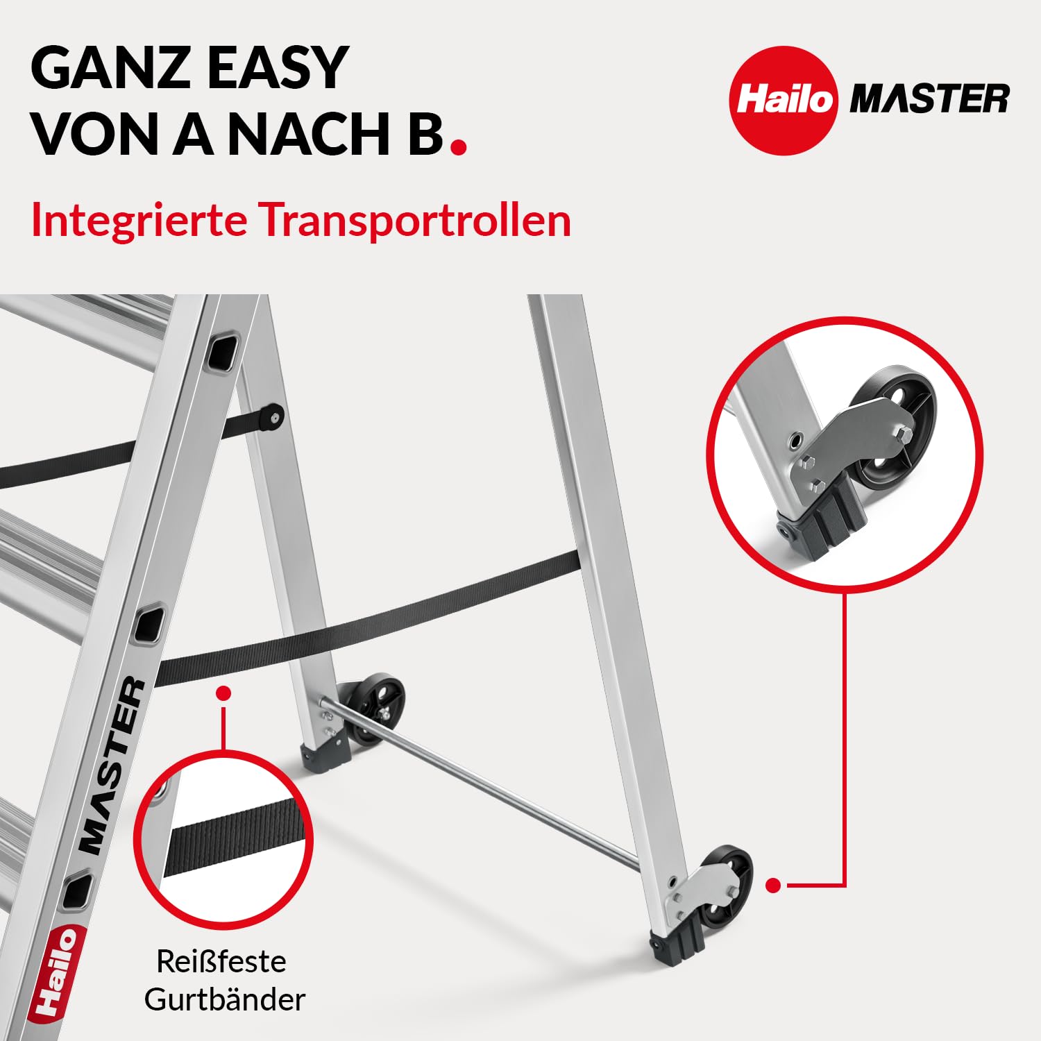 hailo-master-p80-plattformleiter-6-stufen-fahrbar-150-kg image 6