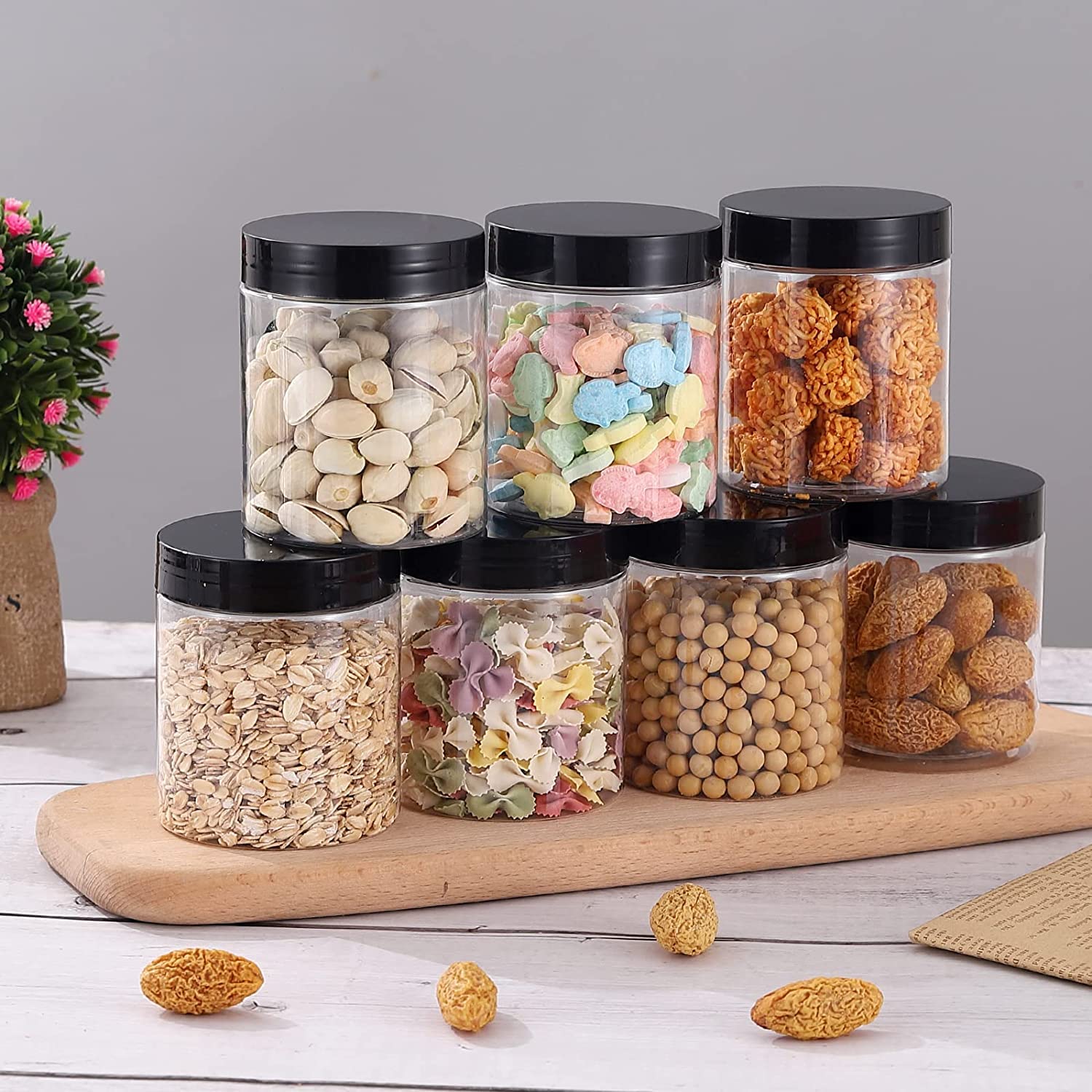 senenqu-vorratsdosen-250ml-24er-set-transparent-luftdicht image 6