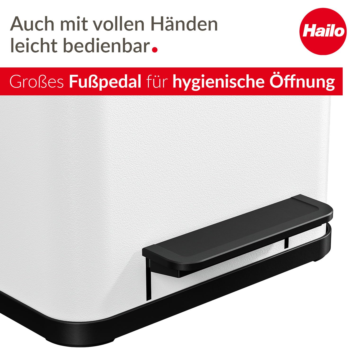 hailo-ko-uno-plus-m-tret-m-lleimer-17l-wei-soft-close image 4