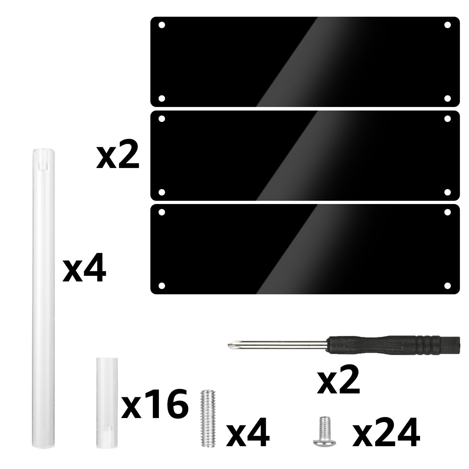 senenqu-picture-frames-acryl-display-3-ebenen-2er-set-schwarz image 7