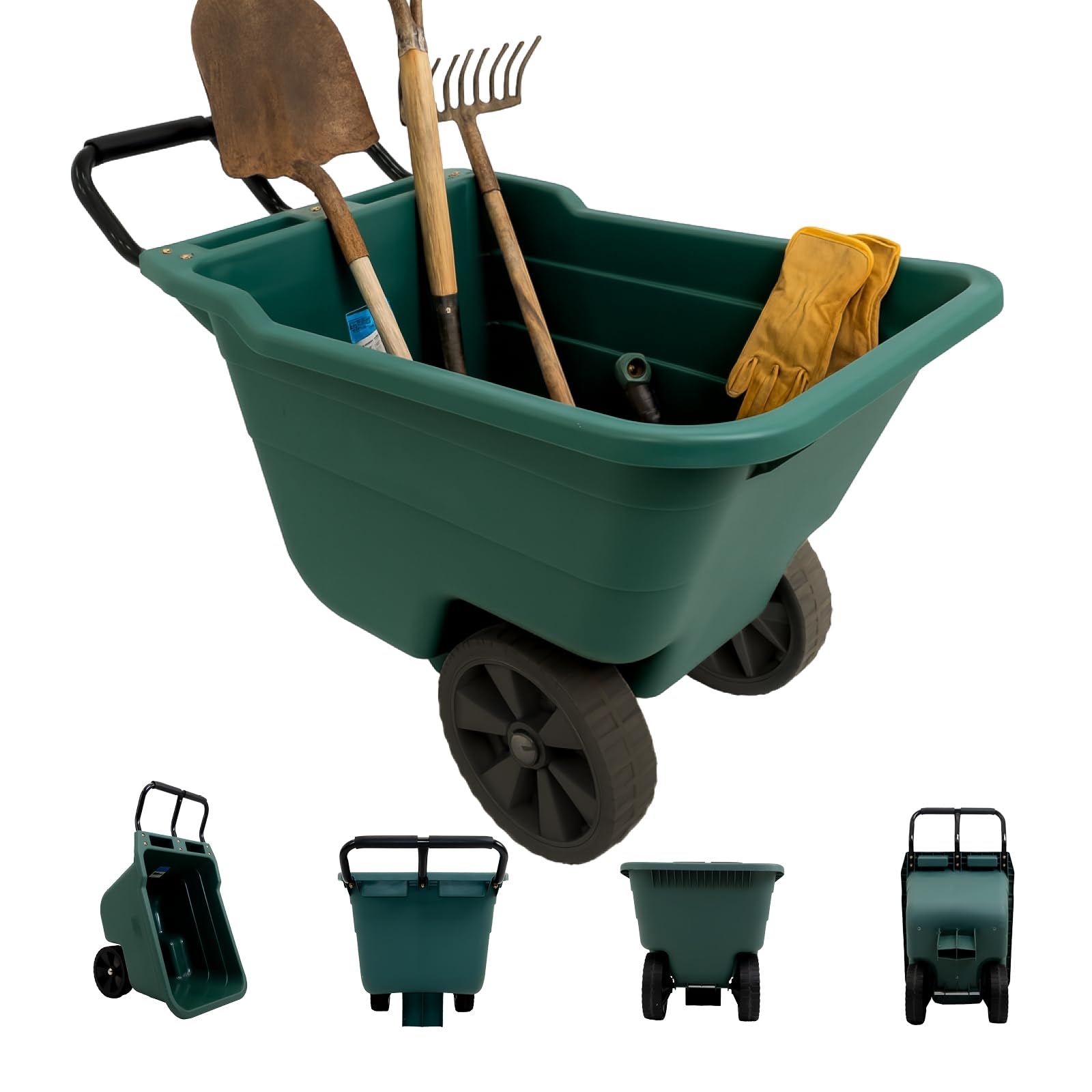 trutzholm-schubkarren-gartenwagen-250-kg-90-l-wanne-gr-n image 8