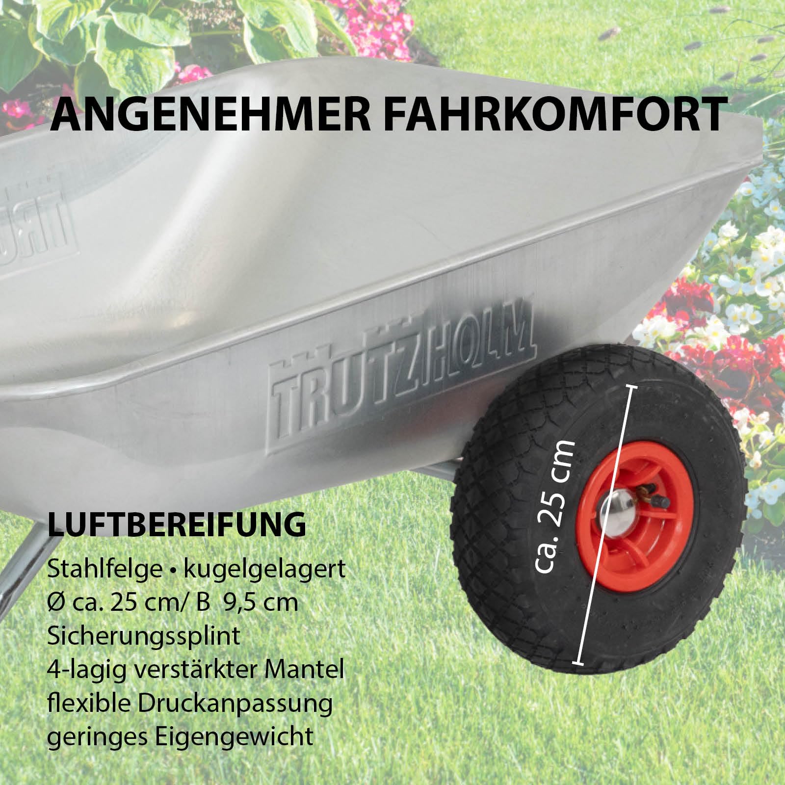 trutzholm-schubkarren-einhandkarre-75-l-luftreifen-100-kg image 4