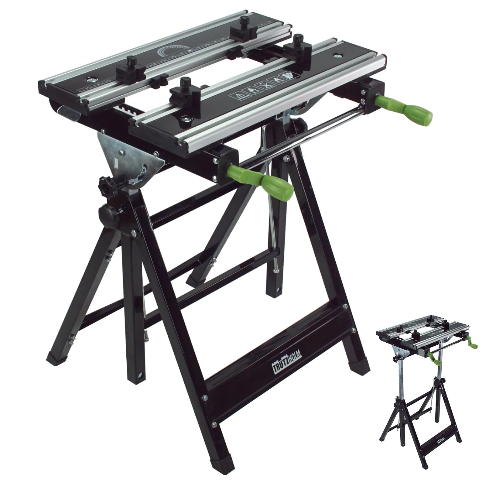 trutzholm-werkbank-klappbar-h-henverstellbar-100-kg-alu-arbeitstisch image 1