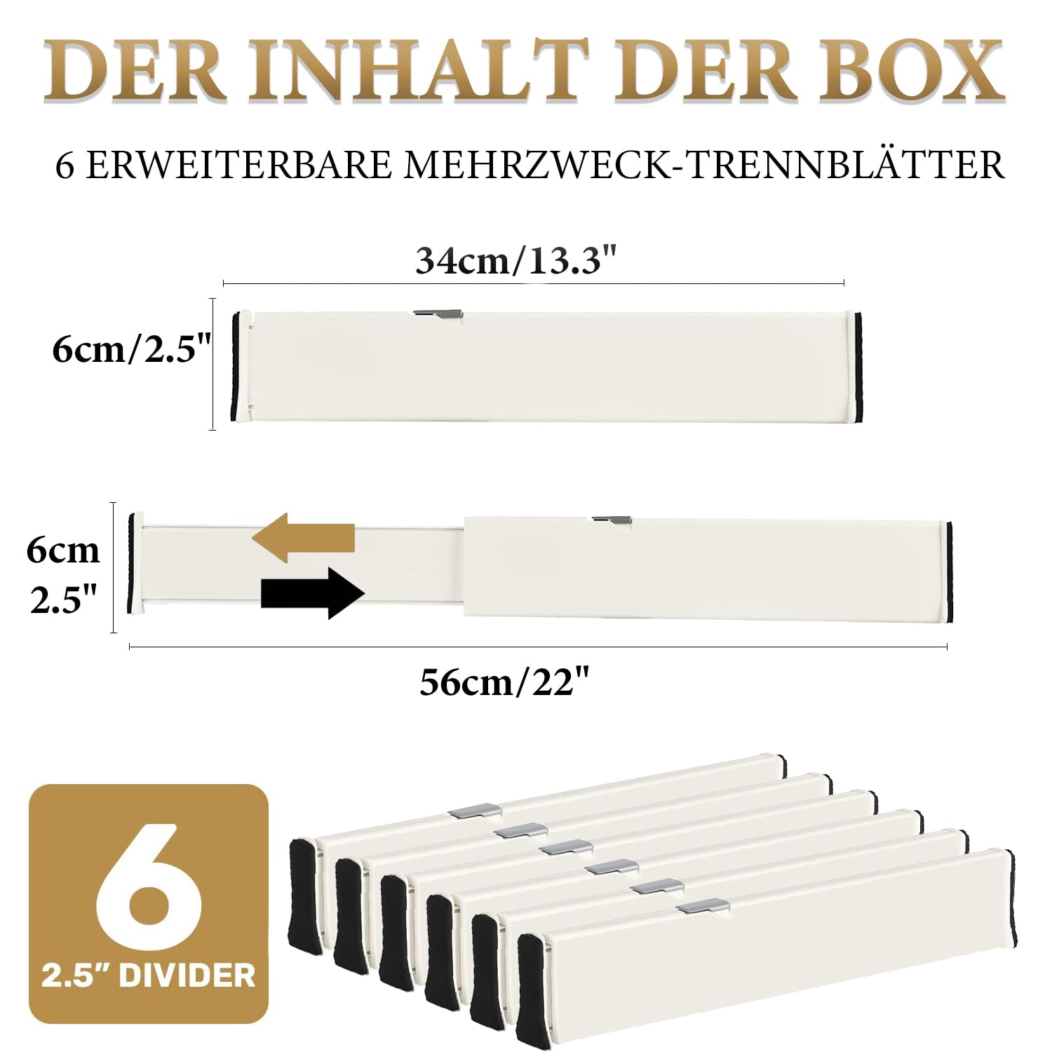 senenqu-schubladentrenner-verstellbar-34-54-cm-6er-set image 2