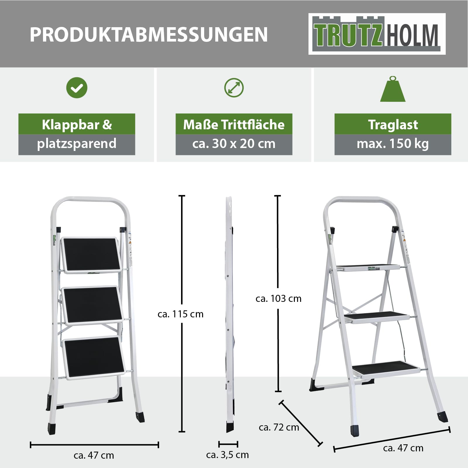 trutzholm-werkstattausstattung-trittleiter-3-stufen-wei-150-kg image 3