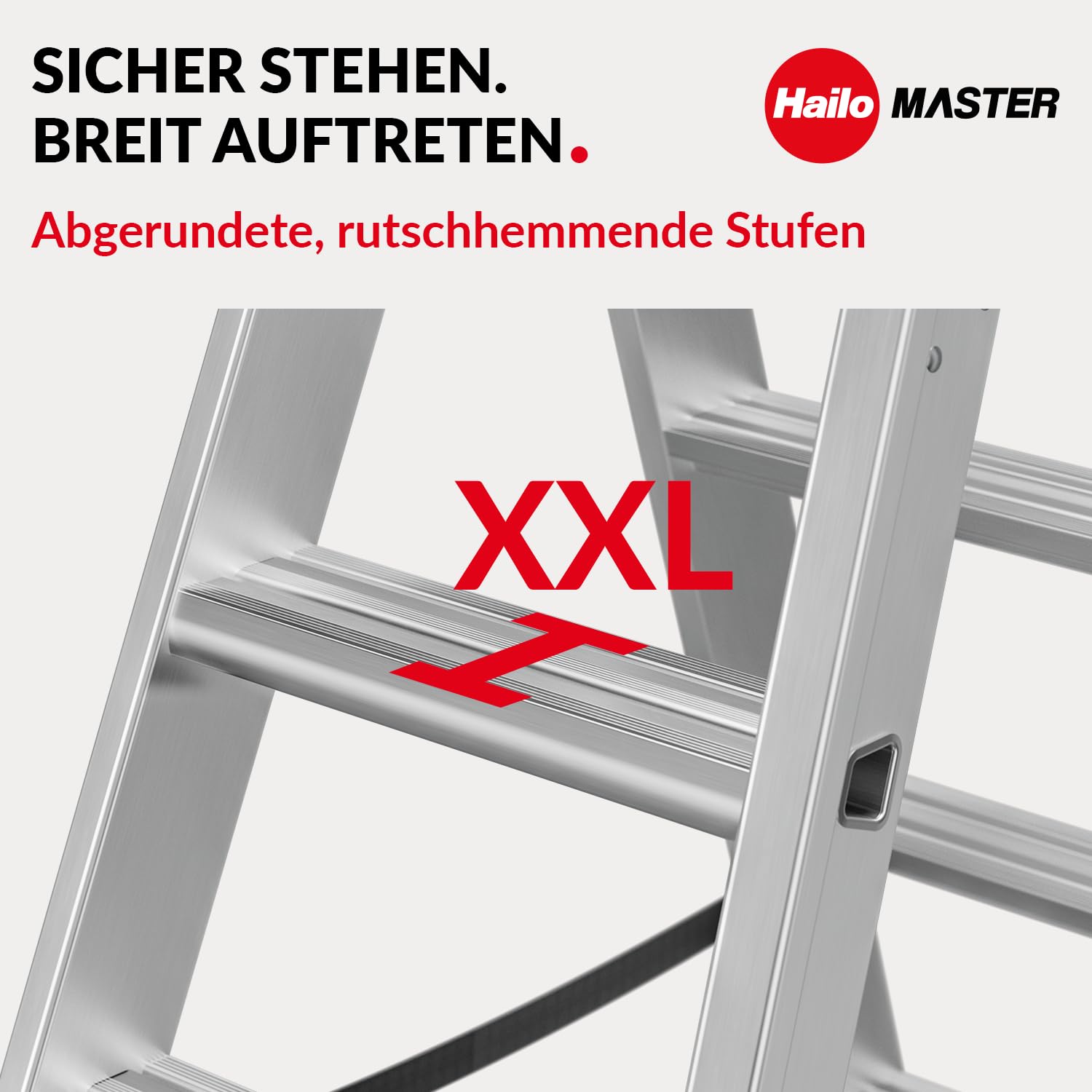 hailo-master-d100-doppelstufenleiter-alu-2x7-150-kg image 3