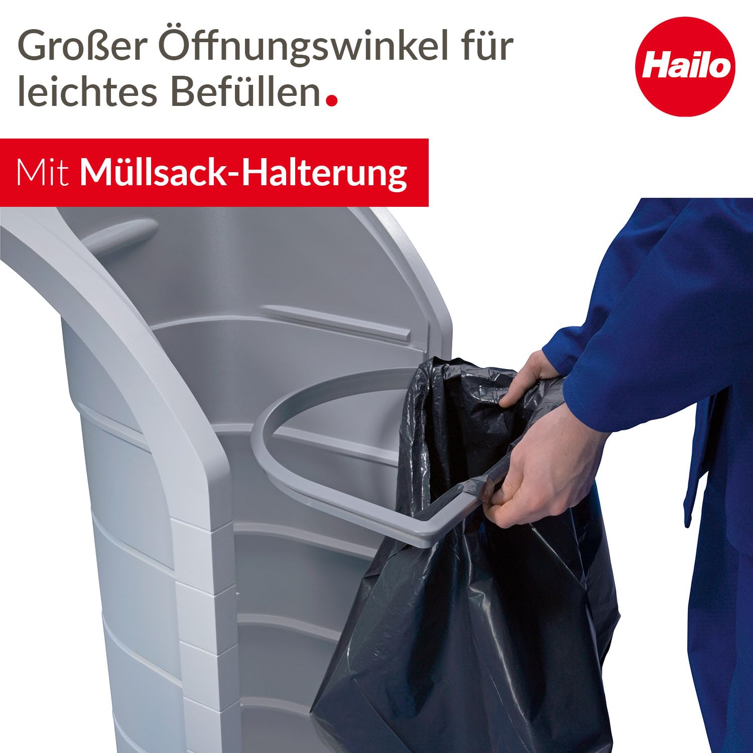 hailo-profiline-wsb-m-lleimer-120-liter-staubgrau-xxxl image 3