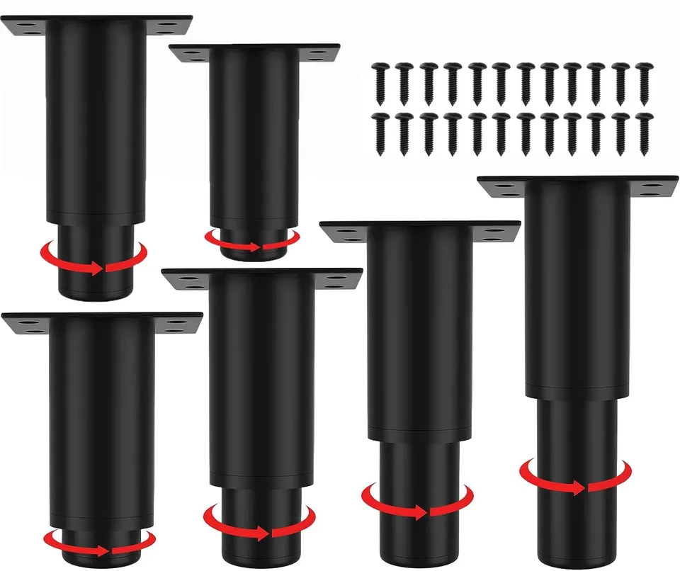 senenqu-m-belf-e-6er-schwarz-8cm-verstellbar-metall-300kg image 1