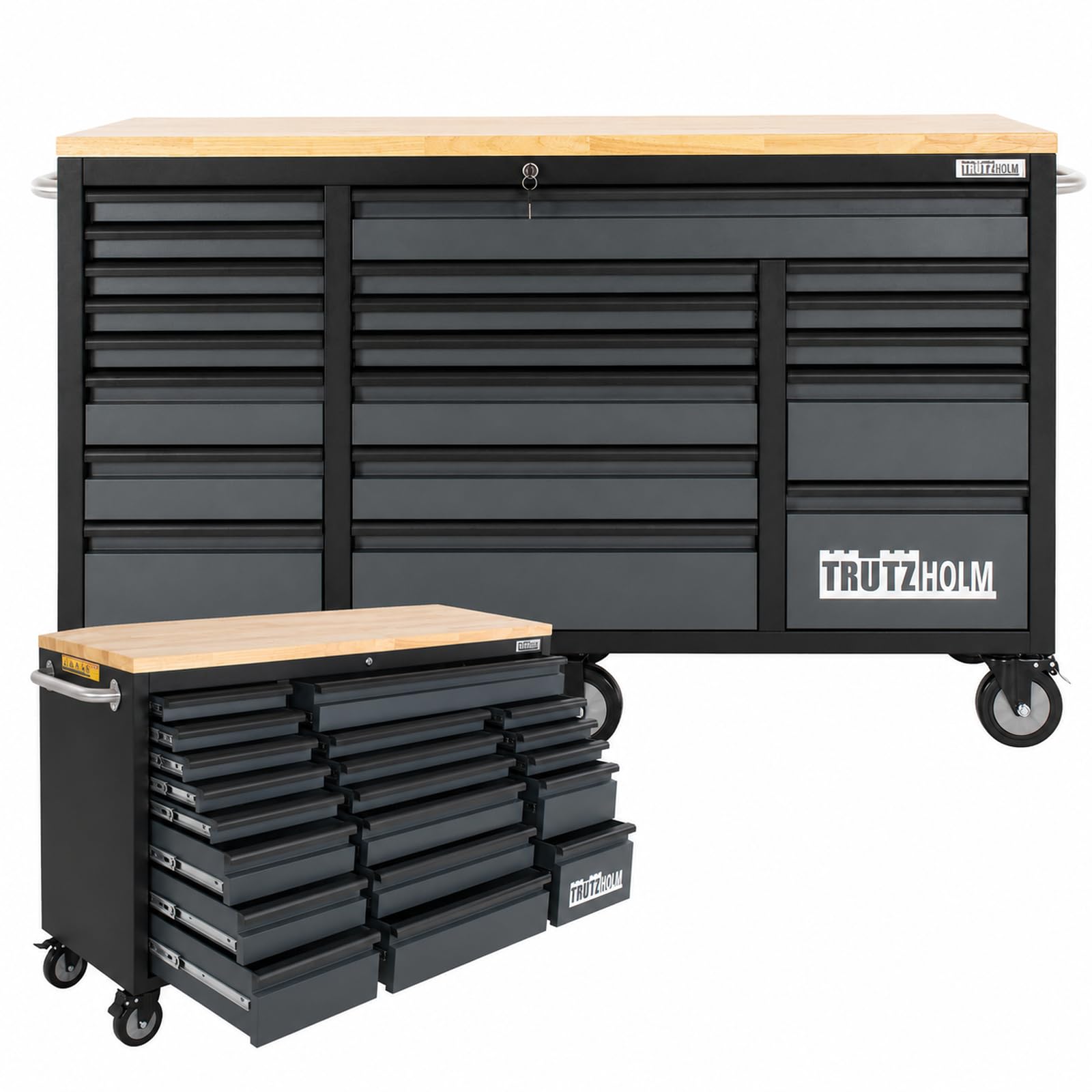 trutzholm-werkstattwagen-deluxe-xxl-20-schubladen-anthrazit-leer image 1