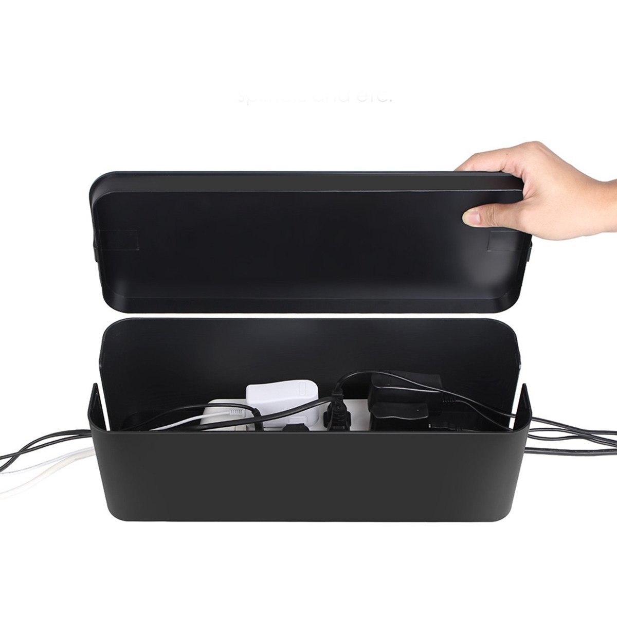 senenqu-kabelbox-3er-set-schwarz-gro-mittel-klein image 8