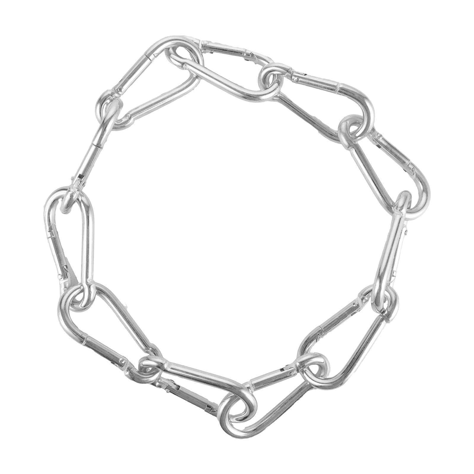 senenqu-karabinerhaken-80x8mm-verzinkt-40er-set-200kg image 4