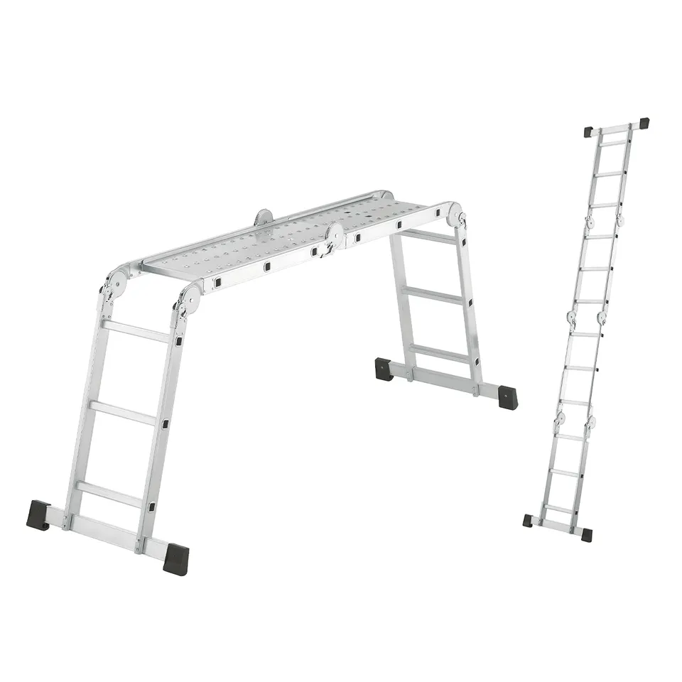 hailo-m60-kombileiter-alu-4x3-mit-arbeitsb-hne-150-kg image 1