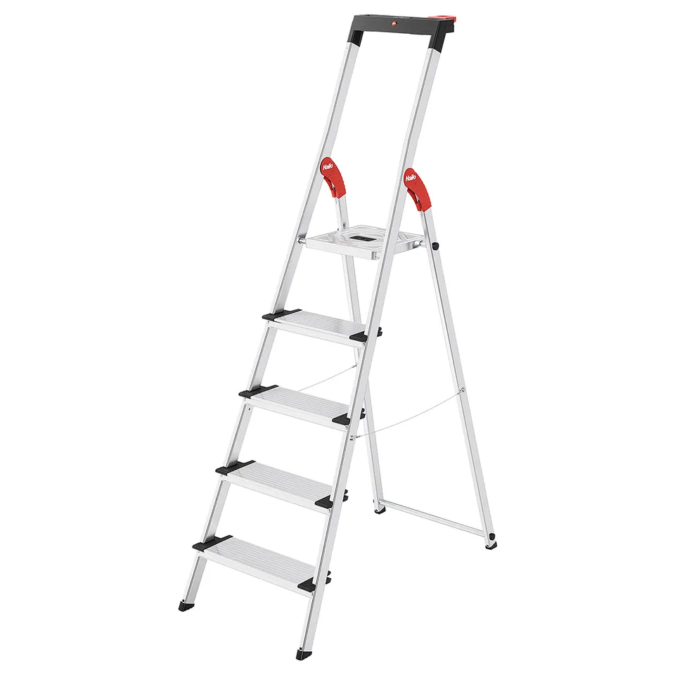 hailo-l75-comfortline-leiter-alu-5-xxl-stufen-150kg image 1
