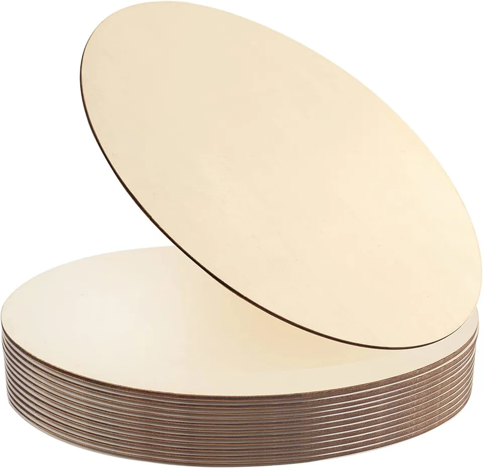 senenqu-holzscheiben-25cm-20-stk-3mm-bastelholz-rund image 1